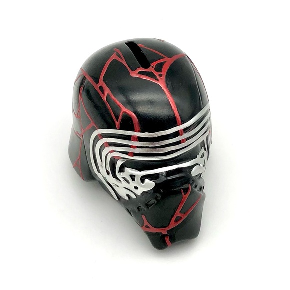 Custom Kylo Ren Helmet Kintsugi Ceramic Bank Star Wars The Rise Of Skywalker - Picture 14 of 17